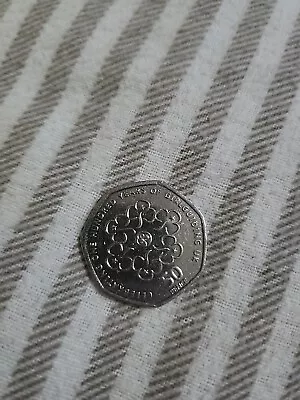 2010 Girl Guides Celebrating 100 Years Of Girlguiding UK 50p Fifty Coin VGC • £225