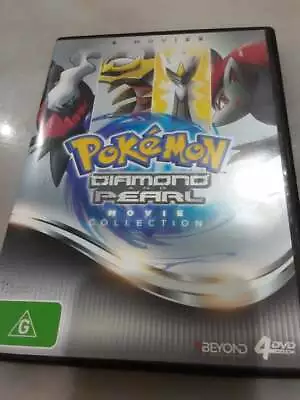 POKEMON  - Diamond & Pearl  DVD 2014 - Region 4 Movie Collection  4 Disc Set • $11.66