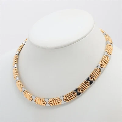 $11519.99 • Buy Bulgari Parentesi Necklace 750(YGxWG) 132.8g