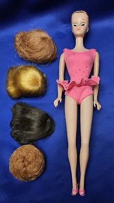 Vintage Barbie Miss Barbie Sleep Eyes Bendable Legs Suit Shoes Wigs • $225