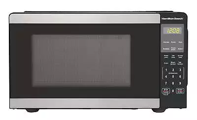 Hamilton Beach 0.9 Cu Ft Countertop Microwave Oven 900 Watts Stainless Steel • $70.99