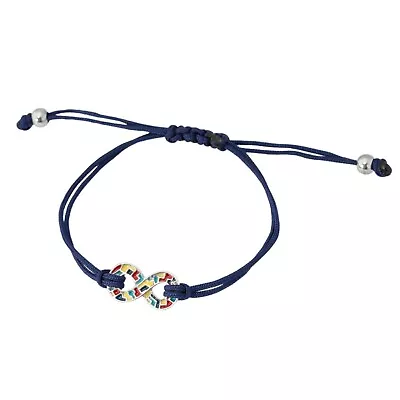 £17.45 • Buy Autism Awareness Rainbow Infinity Bracelet ASD Aspergers Autistic Charm ASD UK