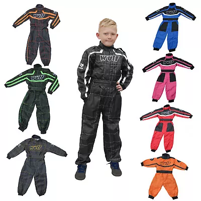 Wulfsport Junior Child Kids Motocross Race Suit Overalls One Piece QUAD ATV • £34.49