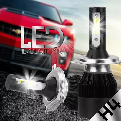 COB H4 HB2 9003 XENTEC CREE LED Headlight Kit Hi/Lo Power Bulbs 6000K • $16.99