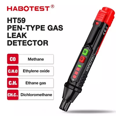 HABOTEST HT59 Gas Tester Pen Natural Butane Methane Propane Gas Leak Detector • $13.99