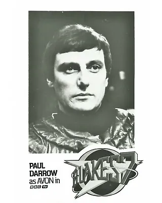Paul Darrow Blakes 7 Promo 10  X 8  Photograph • £4