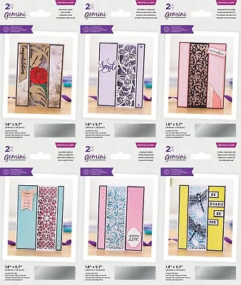 £5.99 • Buy Gemini - Cut In Panel Create A Card Dies By Crafter's Companion - REDUCED