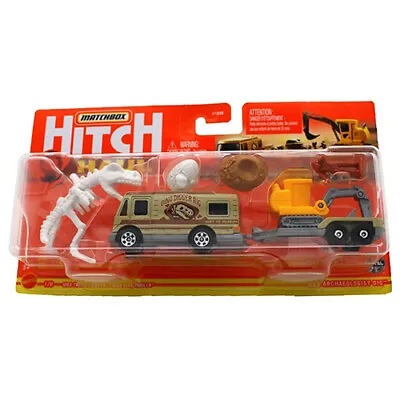 Matchbox Hitch & Haul Vehicle - MBX ARCHAEOLOGIST DIG (Camper Truck & Trailer_ • $19.89