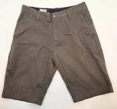 Volcom Chino Shorts Mens Sz 29 Charcoal Gray 10 Inch Leg Length • $9.99