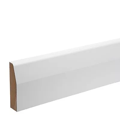 Skirting Boards  Prefinished MDF  KOTA  Chamfered  119 X 18 X 4400mm • £4.99