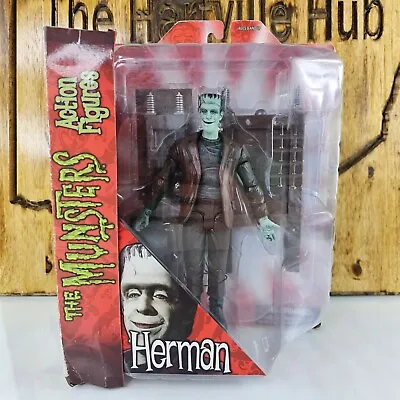 The Munsters HERMAN MUNSTER Action Figure Electric Chair Diamond Select 2012 NEW • $79.85