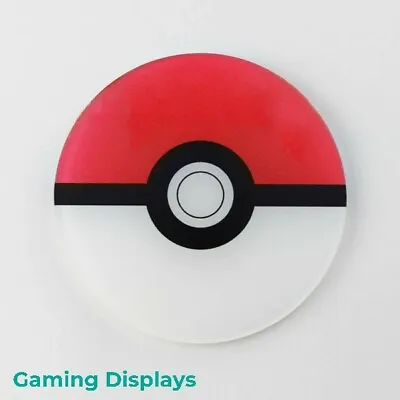 Pokémon Pokeball Themed Gaming Coaster - Acrylic - Sold Individually - Printed • £3.68