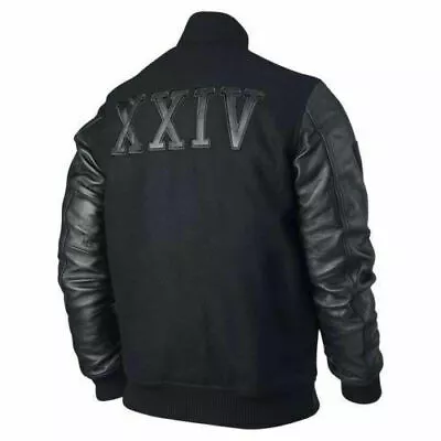 Kobe Destroyer XXIV Battle Michael B Jordan Leather Sleeves Jacket Coat • $99.99