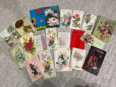 Lot Of 20 Vintage 1960’s/70’s USED Greeting Cards • $4.99