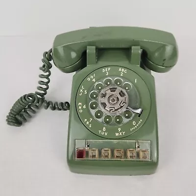 Vintage 565HK Bell Western Electric Green Desk Rotary Phone Multi Line System • $94.95