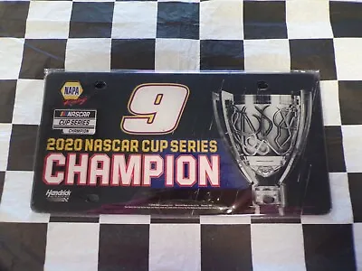 Chase Elliott #9 2020 NASCAR CUP Champion Heavy Duty Plastic Licence Plate • £26.74