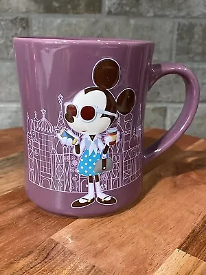 Disney Parks Minnie Mouse Coffee Cup ~ Mug Purple Ceramic Raised Minnie • $7.99