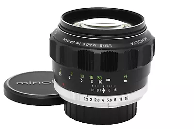 Minolta 58mm F1.2 MC Rokkor PG Lens #43678 • $399