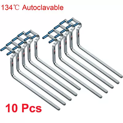 $72.99 • Buy 10Pcs Dental X Ray Holder Bite Wing Bar Aiming Arm Blue 134℃ Autoclavable New
