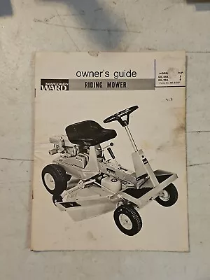 Vintage 1970 Montgomery Ward Riding Mower GIL-84A GIL-90A Owner's Guide  • $14.20