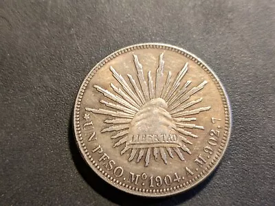 Mexico 1904 Silver Peso • $45.75
