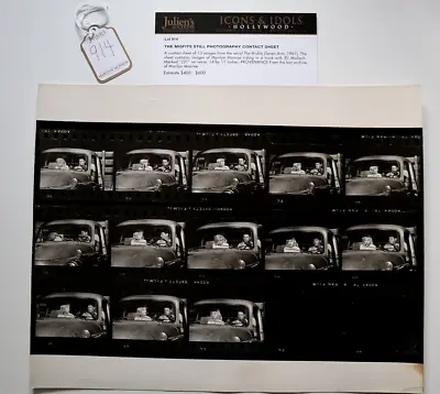 Marilyn Monroe Personally Owned Used Photo Contact Sheet Not Signed Julien Aucti • $850