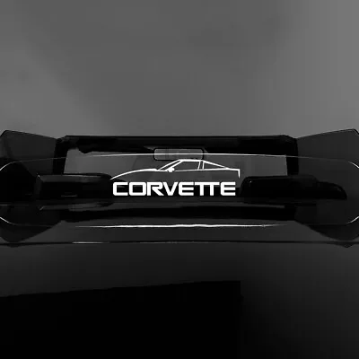 C4 Corvette Convertible WindRestrictor Brand Wind Deflector Etched Logo Only • $349