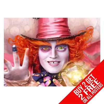 £6.97 • Buy Mad Hatter Alice In Wonderland Poster Print A3 A4 Size - Buy 2 Get Any 2 Free