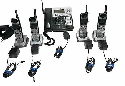 AT&T SynJ 4-Line Corded/Cordless SMB Phone System SB67138 W/ 4 Cordless Handsets • $159