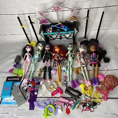 Monster High Dolls Parts Clothes And Accessories Lot • $41