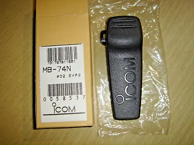 New Icom MB-74N Beltclip For BP195/BP196 Batteries IC-F3 IC-F4 IC- F4SR Model • £2.29