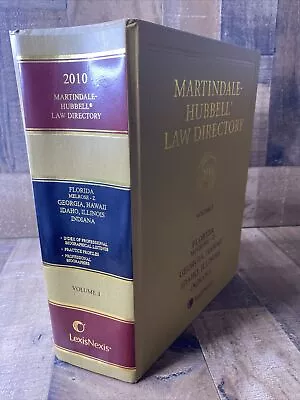Law Reference Book: Martindale Hubbell Law Directory 2010 Volume 3 • $19.99