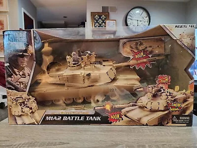 Elite Force M1A2 BATTLE TANK 1:18th Scale Electronic Sounds By Bbi  RARE! BNISB • $252