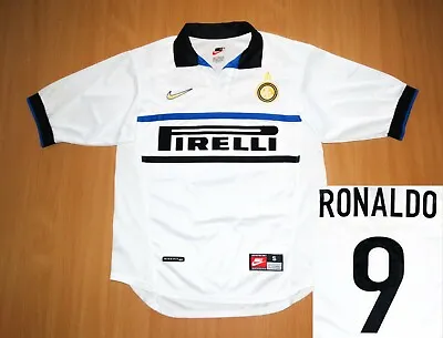 £239.90 • Buy Sale RONALDO Inter Away S SMALL Shirt 1998 1999 Jersey Maglia Soccer Camiseta 98