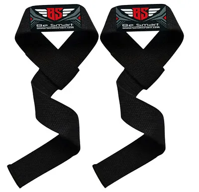 Padded Weight Lifting Training Gym Straps Hand Bar Wrist Support Gloves Wrap • £3.95