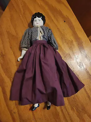 Vintage German Porcelain Arms/legs/head 15  Doll New Body Clothing Terrific Cond • $14.99