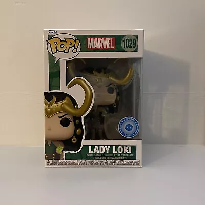 Funko Pop! Marvel Lady Loki Pop In A Box Exclusive #1029 • £15