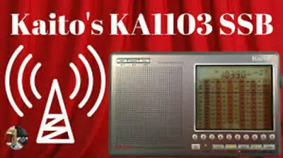 New Kaito AM/FM Stereo SSB SW Clock Radio W/268 Memory Presets KA1103 Free Ship  • $99.99