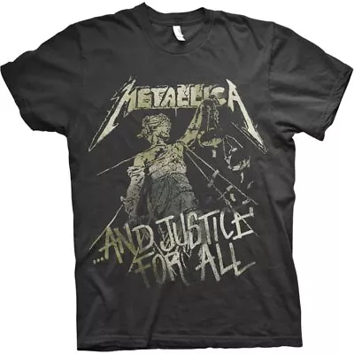 Metallica Justice Vintage T-Shirt Black New • $24.73