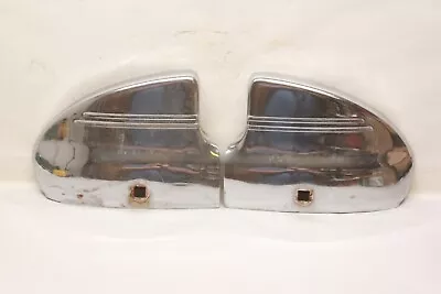 Original 1941 Chevrolet Special Deluxe Accessory Chrome Rear Bumper Wings Pair • $152