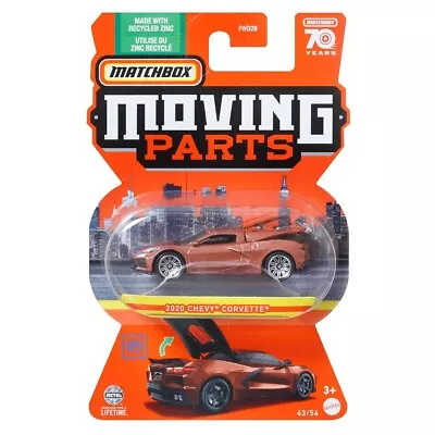 Matchbox Moving Parts 2020 Chevy Corvette 1:64 Metal Diecast Car Model Toy • $9.99