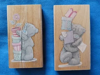 2 X Me To You Tatty Teddy Wooden Block Stamps By Docrafts Ex Con • £6.50