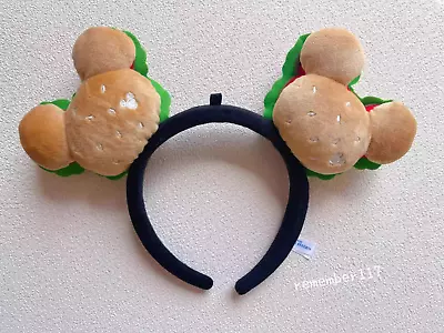 Disney Resort Hamburger Mickey Minnie Ears Headband • $24.27