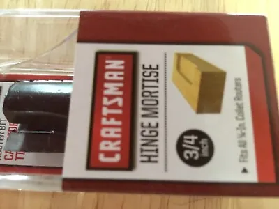 Craftsman Carbide Tipped 3/4  Hinge Mortise New Router Bit #9-99804 • $3.75