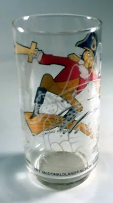 McDonald's Souvenir Drinking Glass Captain Crook 1977 • $14.99