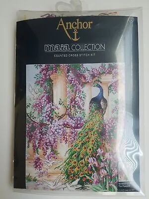 Anchor Maia Collection Cross Stitch Kit - The Peacock • $70