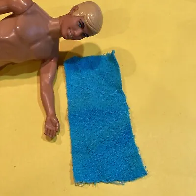 Vintage Malibu Barbie /  Ken Beach Towel -1:6 Scale -free US Shipping ☀️ • $9.99