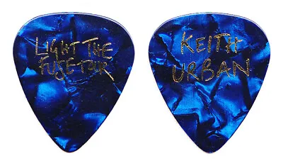 Keith Urban Blue Pearl Guitar Pick - 2013 Light The Fuse Tour • £19.28