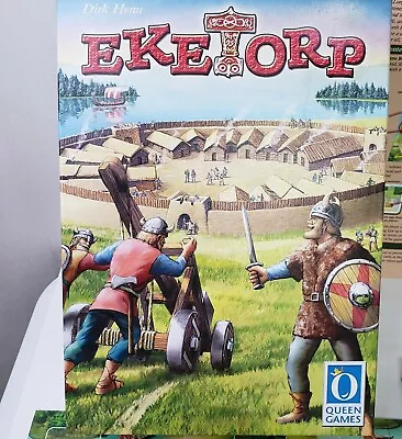 Queen Games Eketorp (2007) Viking Board Games Complete 3-6 Players Age 8+ EUC • $19.99