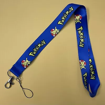 Pokémon LANYARD BLUE NEW KEY CHAIN WITH CLASSIC DESIGN • $4.99